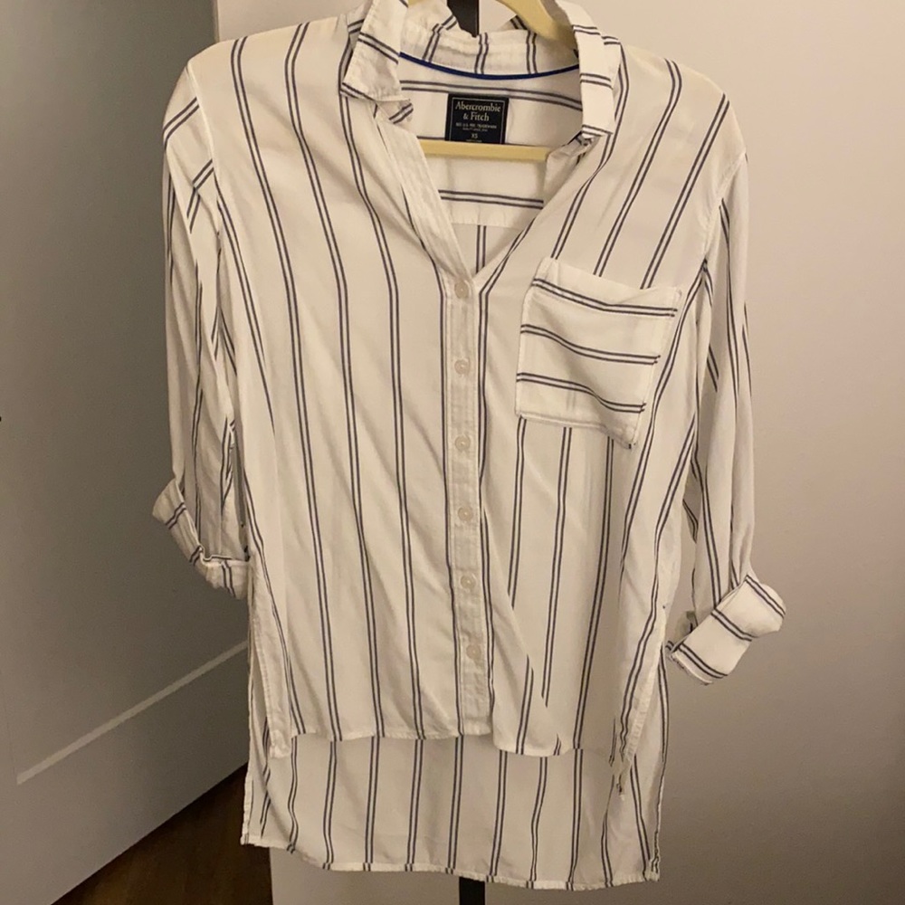 White striped blouse